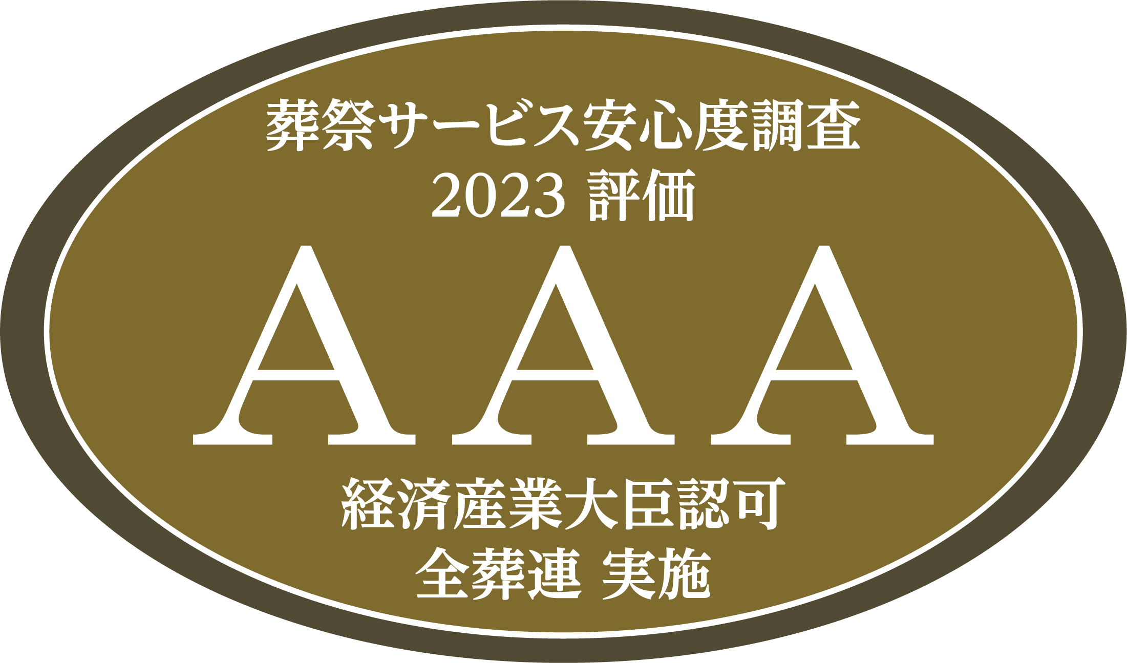 茨木市初！　葬祭サービス安心度調査 【最高評価の”AAA”獲得】